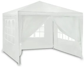 Kerti pavilon 3X3 M 100g/m2 FEHÉR GARDEN