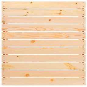 Tömör fenyőfa kerti lábtartó párnával