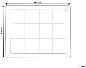 Matrachuzat 200x140 cm Yenego (fehér). 1011144