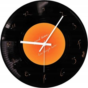 Vinyl lemez alakú Falióra bakelit dekoráció Ajándék