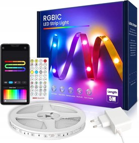 Led szalag Rgb IC 5m Szegmentált vezérlés Zenei alkalmazás