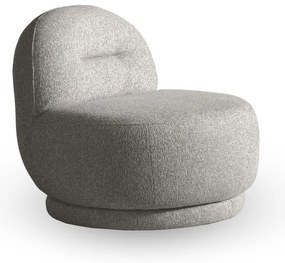 Világosszürke fotel Ovo – Miuform