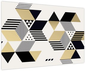 Kép - Geometriai formák N⁰1 (90x60 cm)