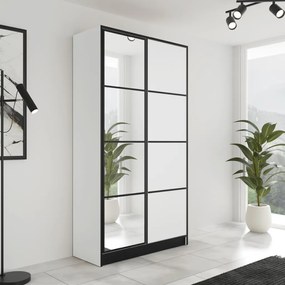 Eden 2D Gardróbszekrény 104,8cm, Fehér