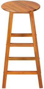 Casaria OSLO bárszék, 2 db, 34x76cm, természetes barna
