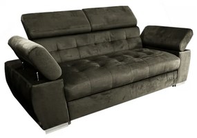 Aulus 2-es kanapé, sötétbarna