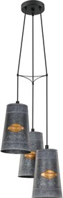 Eglo HONEYBOURNE 43108 Függőlámpa 3x60W/E27