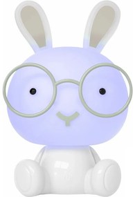 LED RGBW dimmelhető gyerek éjjeli lámpa 2,5W/230V fehér nyuszi