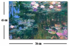 Fali vászon kép Claude Monet másolat, 45 x 70 cm