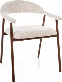 Lagos D Raven étkezőszék világosbézs/dió