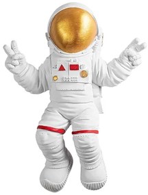 Fali dekoráció 47x35 cm astronaut arany