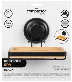 Bestlock SPA öntapadós bambusz szappantartó - Compactor