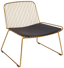 Aranyszínű fém szék SNORUM Beliani
