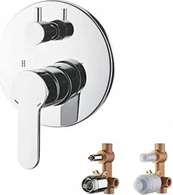 Zuhany csaptelep Ibergrif M21702A ezüst