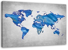 Gario Vászonkép Navy kék világtérVászonkép Betonon Méret: 60 x 40 cm