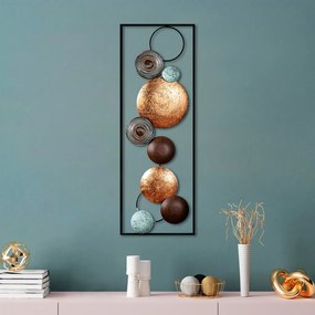 Textured fém fali dekoráció, 32 cm – TR891TNL2404