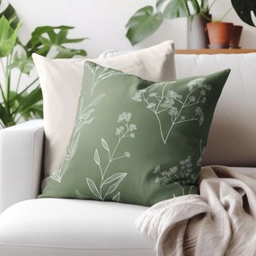 Goldea pamut párnahuzat - gyógynövény levelek 40 x 40 cm