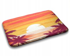 Trendi fürdőszobaszőnyeg Trópusi tengerpart 75x45 cm