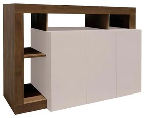 Komód LENOR kasmír/tölgy