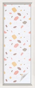 Ablaküvegfólia Adatvédelem Absztrakt terrazzo 50x146 cm
