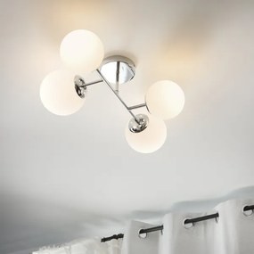 Brilagi - Felületre szerelt csillár MALONY 4xE14/20W/230V fényes króm