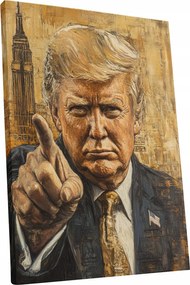 Vászonkép Donald Trump portré Trump nappali ajándék 75x100