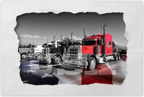 Poszterek 90x60 Amerikai teherautók