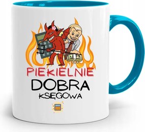 Kék Bögre Ajándék Könyvelőnek, fényképes nyomattal