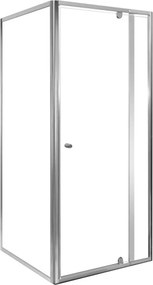 Flexi 80x80 cm sarokba szerelhető szögletes zuhanykabin zuhanytálca nélkül
