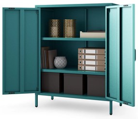 Szafka z półkami VITO, 800 x 1015 x 400 mm, Modern: morska
