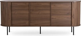 Komoda TRISH 180 cm Dwudrzwiowa Rozsuwana Orzech