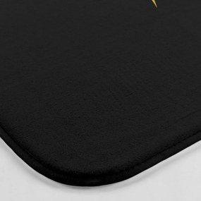 Fekete-aranyszínű fürdőszobai kilépő 45x75 cm Orbella – douceur d'intérieur