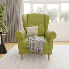 Zöld füles fotel Swan – Ropez