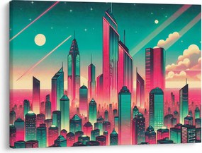 Kép – Nagyváros pop-art stílusban (70x50 cm)