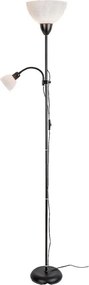 Rabalux 74109 - Állólámpa ACTION PRO 1xE27/60W/230V + 1xE14/25W fekete