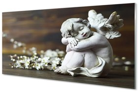 Üvegképek Sleeping angyal virágok 100x50 cm