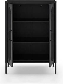 Fekete szekrény 70x100 cm Diora – Marckeric