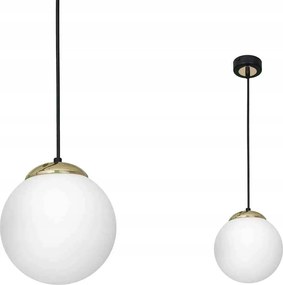 Függőlámpa Sparta Black Gold 1xE27