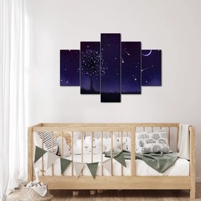 Kép - Illusztrációban fogott éj (150x105 cm)