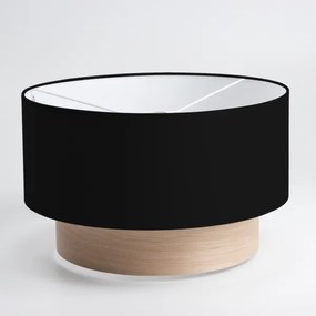 Brilagi - LED ráépített csillár CERIA 1xE27/40W/230V Ø 50 cm fekete/bézs