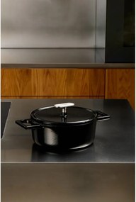 Indukciós tűzhelyhez alkalmas öntöttvas lábas fedővel 2 l Mattia 3.0 – FABINI