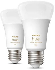 KÉSZLET 2xLED Dimmelhető izzó Philips Hue WHITE AMBIANCE E27/8W/230V 2200-6500K