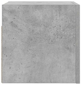 2 db betonszürke falra szerelhető TV-szekrény 30,5 x 30 x 30 cm