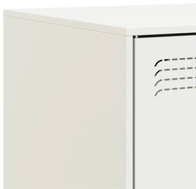 fehér acél TV-szekrény 67 x 39 x 44 cm