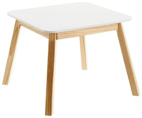 Gyerek asztal fehér asztallappal 55x55 cm – Casa Selección