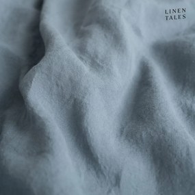 Világoskék egyszemélyes len ágyneműhuzat 135x200 cm – Linen Tales