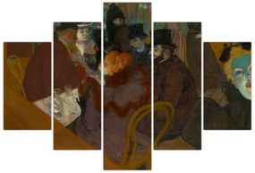 Kép - Henri de Toulouse-Lautrec, At the Moulin Rouge, reprodukciók (150x105 cm)