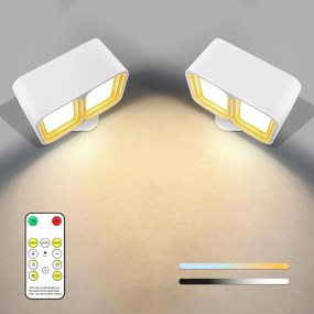 Vezeték nélküli LED-es beltéri fali lámpa újratölthető akkumulátorral Bellalicht