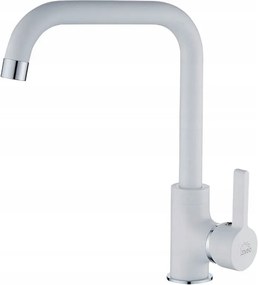 Konyhai Csaptelep Fehér Álló Magas Kifolyócső