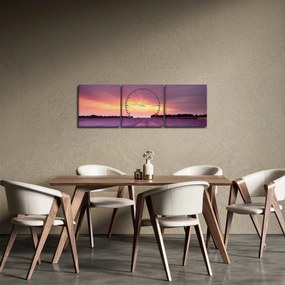 Kép - Levendula mező (órával) (90x30 cm)